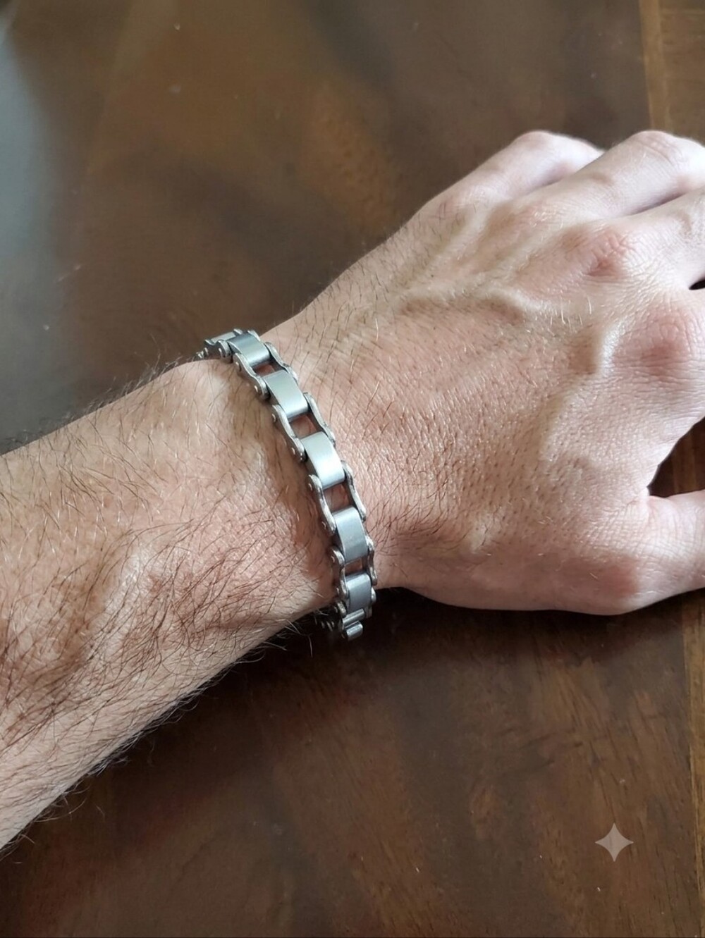 STAINLESS STEEL‎ BIKE CHAIN/ BOX CHAIN LINK MEN’S BRACELET